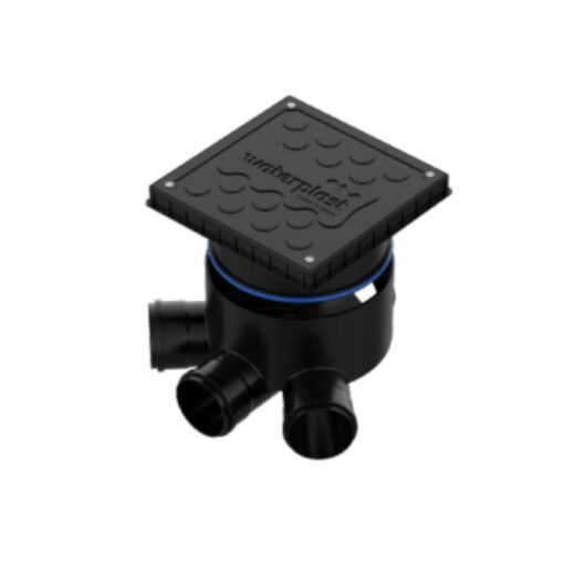 Cámara De Inspeccion Cloacal PVC Negro Waterplast CII