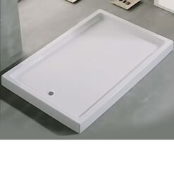 Plato de Ducha Acrílico Rectangular Blanco 130×70 Cm Five Saint