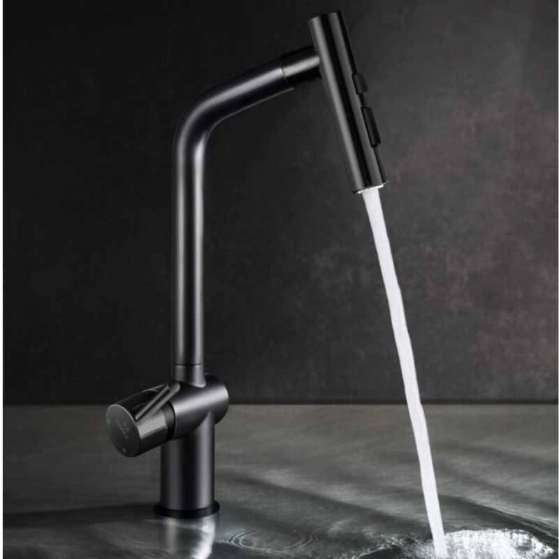 Griferia Cocina Glow Black Johnson Acero Inox COGLOWB - Imagen 2