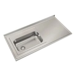 Mesada Johnson Simple con Bacha Izquierda 1.40cmx61cm