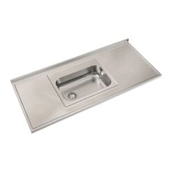 Mesada Johnson Bacha Centro Simple Sup304 1,80mtx61