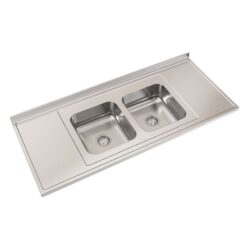 Mesada Johnson Bacha Doble Centro SUP304 2,00mt x61cm A