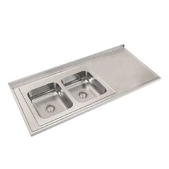 Mesada Johnson Bacha Doble Izquierda SUP304 . 1,20mtx61cm