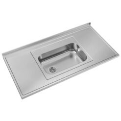 Mesada Johnson Bacha Centro Simple ECO430 1,20mt x61cm