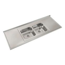 Mesada Johnson Bacha Doble Centro ECO430 1,80mtx61cm