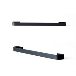 Toallero Barral 44cm Negro Mate Preto Negro
