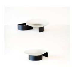 Jabonera Preto Negro Mate Acceco