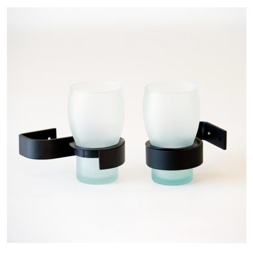 Portavaso Negro Mate Preto Acceco