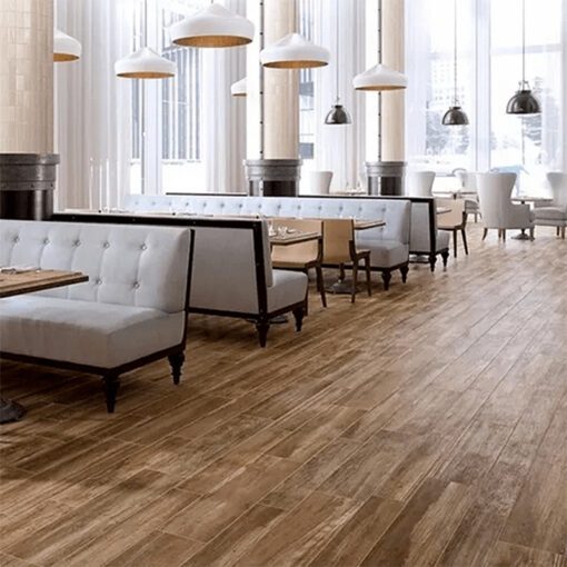 Porcellanato Antique Wood Marrone 22,5x90 Ilva