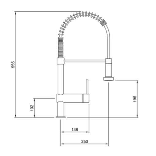 Cocina Monocomando Cuina Black Mesada Peirano - Imagen 2