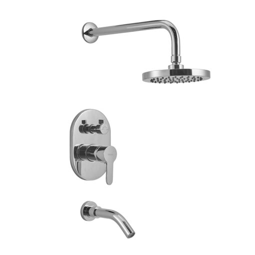 Ducha de embutir Monocomando Adra Plus Peirano
