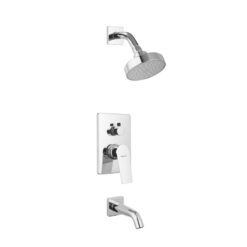 Ducha de Embutir Monocomando Peirano Rio Cromo C/Transferencia