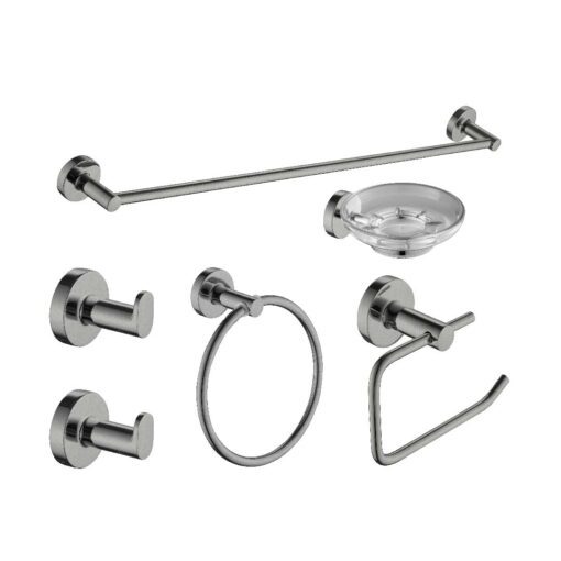 Set de 6 Accesorios Acero SENSUS Piazza 73229S