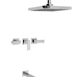 Ducha De Embutir Con Transferencia cromo Level Piazza 21206