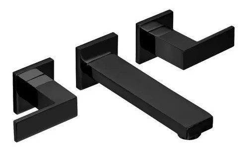 Lavatorio de Pared negro Level Piazza 21203NE