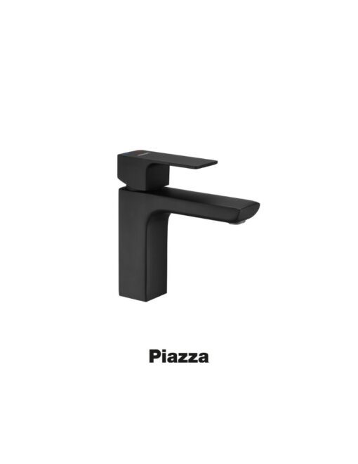 Grifería Lavatorio Monocomando para Mesada Negro ARQ Piazza 10400