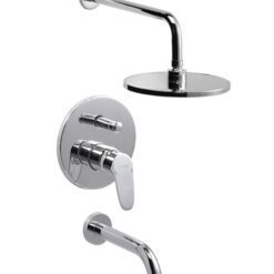 Ducha De Embutir Con Transferencia Oggi Cromo Piazza 10506