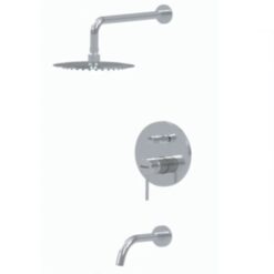 Ducha de embutir con transferencia Cromo Sensus Piazza 10806
