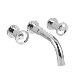 Grifería Lavatorio de Pared Peirano Pulse Cromo