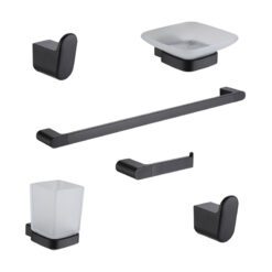 Kit 6 Piezas Línea 16000 Soria Black - PEIRANO