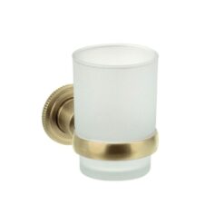 Portavaso y Cepillo Peirano Pulse Gold 20060G Acces p/ Baño