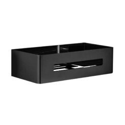Organizador de Ducha Rectangular 25cm Negro Mate Peirano