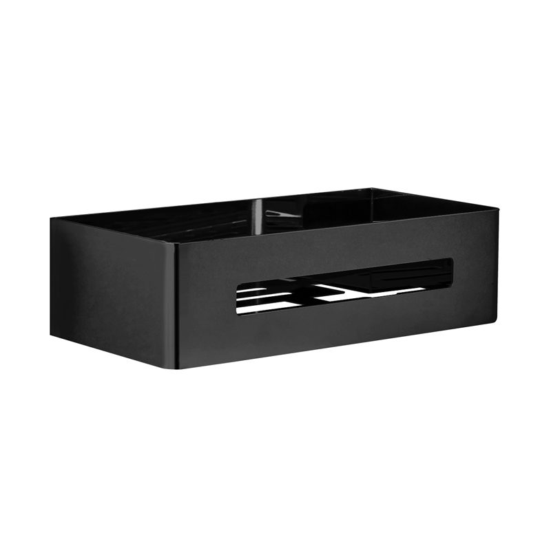 Organizador de Ducha Rectangular 25cm Negro Mate Peirano