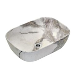 Bacha de Apoyo Simil Marmol Peirano BCH18 460x320x140