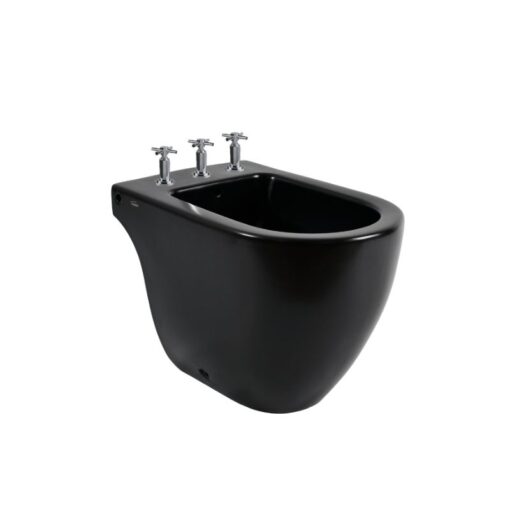 Bidet 3 agujeros Negro Fontana Ferrum