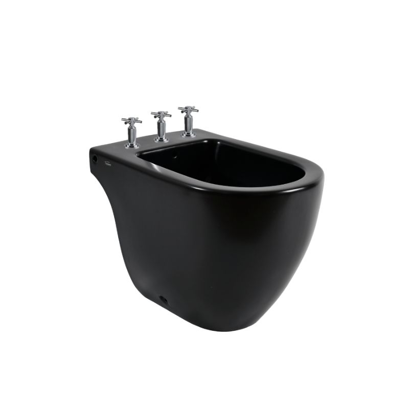Bidet 3 agujeros Negro Fontana Ferrum