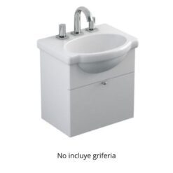 Mueble de colgar Venecia 48 cm Blanco 1 puerta Ferrum