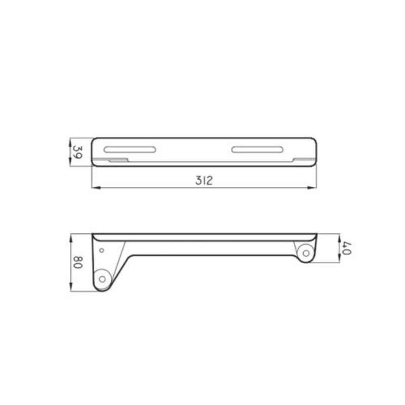 Lavatorio Espacio Sopote FIjo Espacio Ferrum - Imagen 3