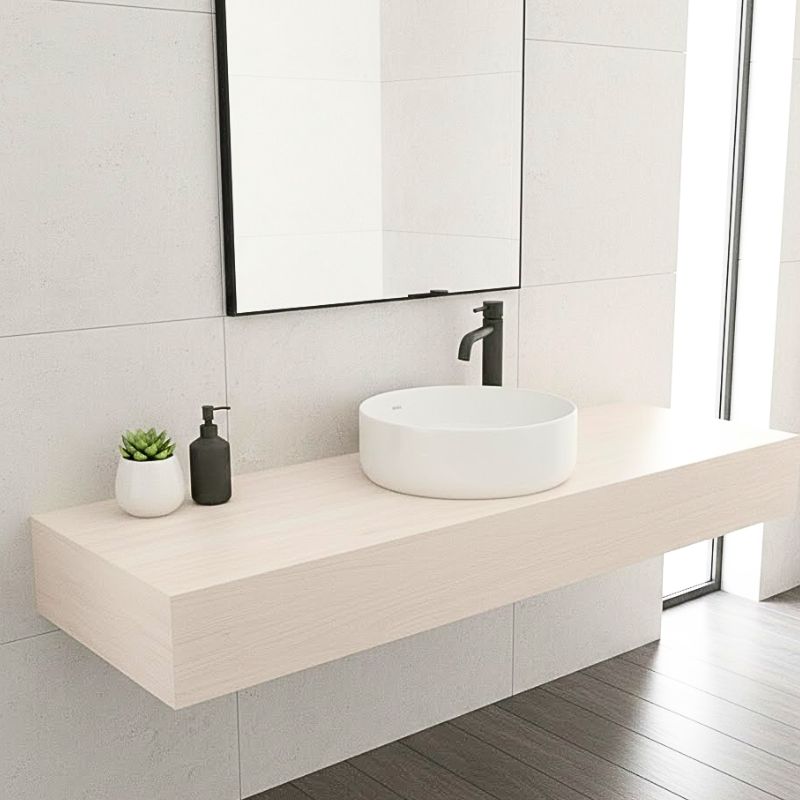 Bacha de Apoyo Redonda Blanca 30cm Deca Loza L.12030.17 - Imagen 2