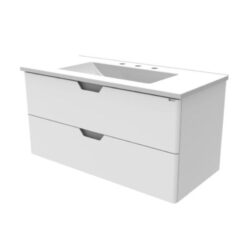 Vanitory Colgar Sin Mesada Cima Blanco Schneider 80cm