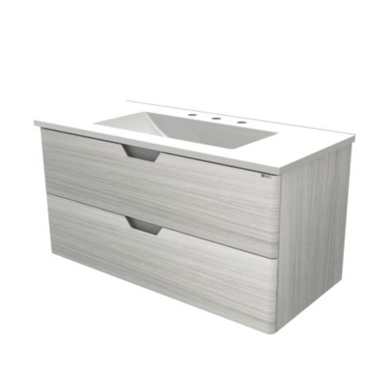 Vanitory Colgar Sin Mesada Artico Cima 80cm Schneider