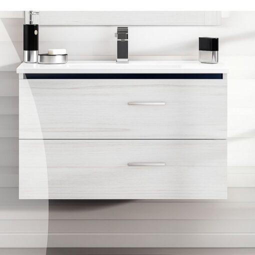 Vanitory Colgar Sin Mesada Donna Blanco 100cm Text Schneider VC10