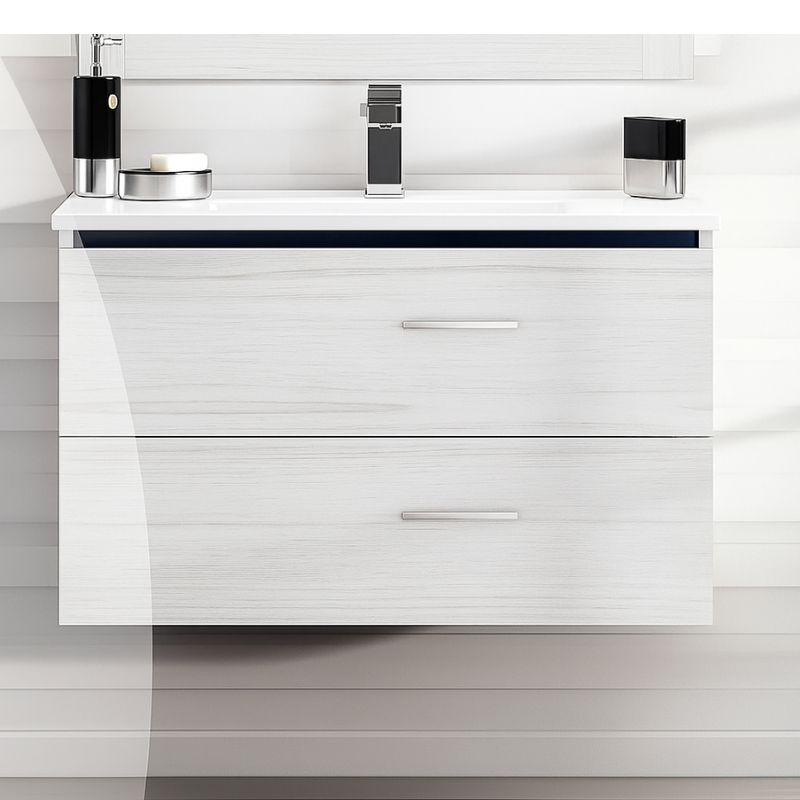 Vanitory Colgar Sin Mesada Donna Blanco 100cm Text Schneider VC10