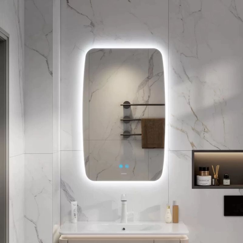 Espejo Led Vega c/ Desempañador - Tactil Schneider 50cmx80cm