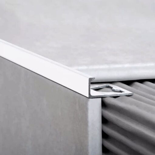 Varilla en L Guardacanto 10 mm x 2,50 m  Blanco Aluminio ATRIM 1516 - Imagen 2