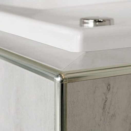 Esquinero Espiga para Guardacanto Bullnose 12 mm Cromo 9394 Atrim - Imagen 2