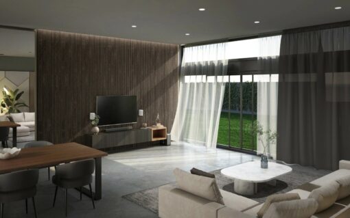 Wall Panel Rev. Pared Slim Epsilon roble Oscuro 12.2cmx2.75mts 12mm