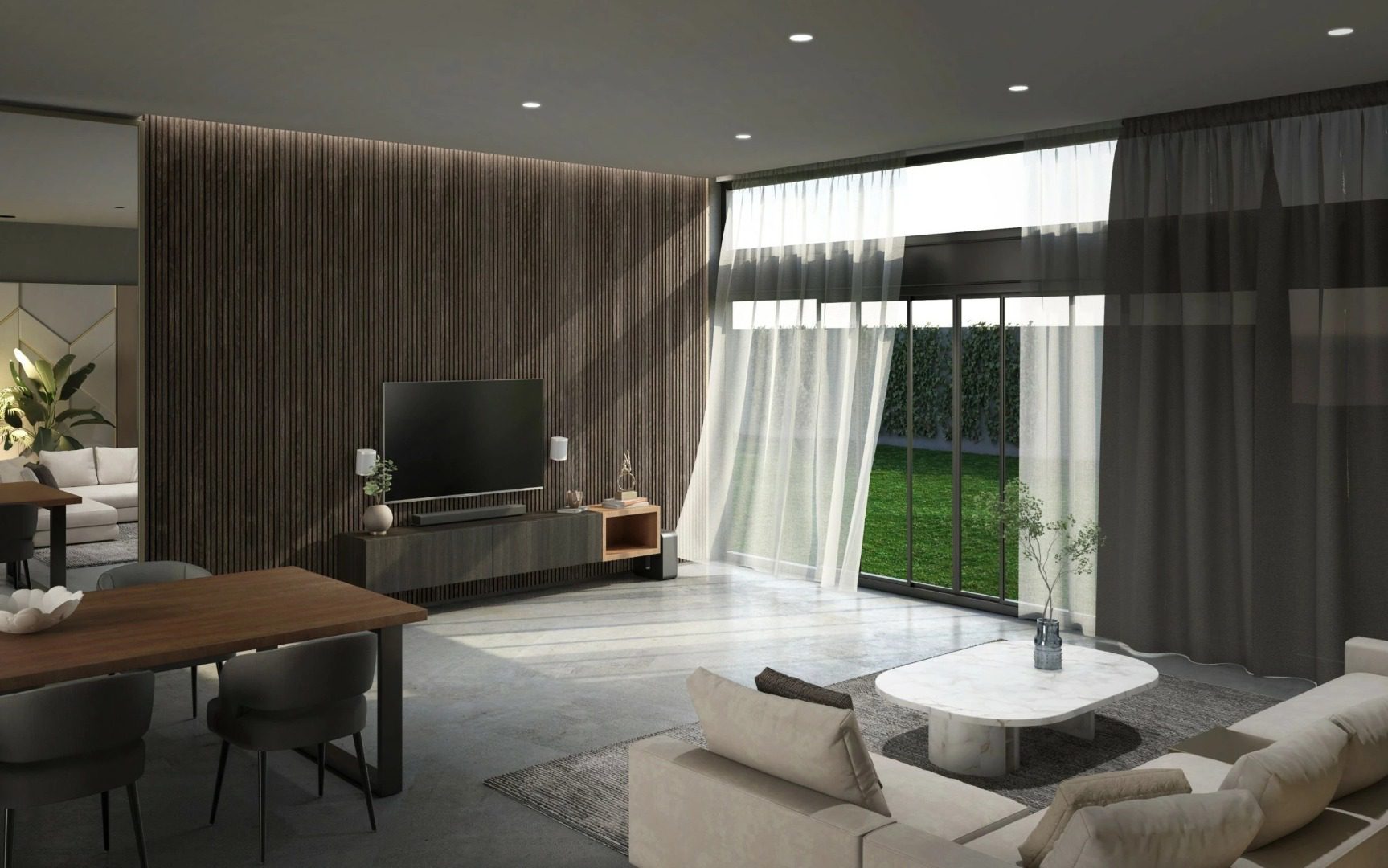 Wall Panel Rev. Pared Slim Epsilon roble Oscuro 12.2cmx2.75mts 12mm