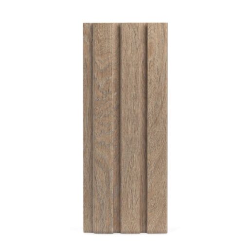 Wall Panel Rev. Pared Slim Epsilon roble Oscuro 12.2cmx2.75mts 12mm - Imagen 2