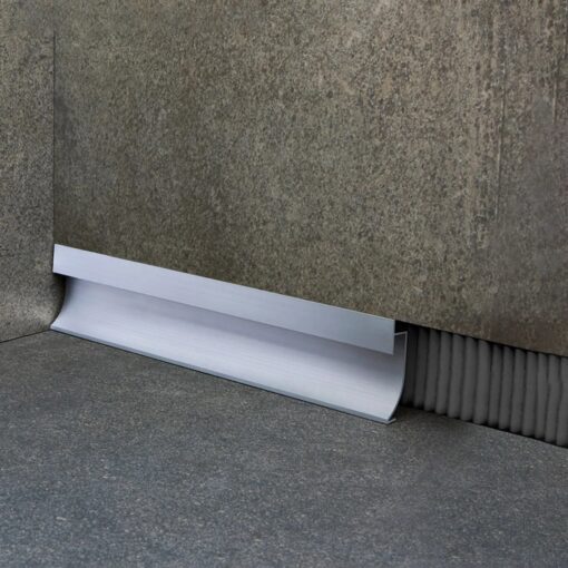Zócalo LED Cromo Mate 60 mm x 13 mm x 2,5 m 3973 Atrim - Imagen 3