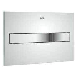 Placa de Accionamiento Dual Cromo - ROCA