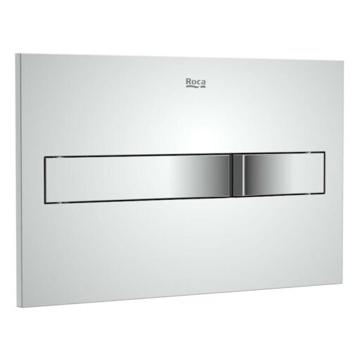 Placa de Accionamiento Dual Cromo - ROCA