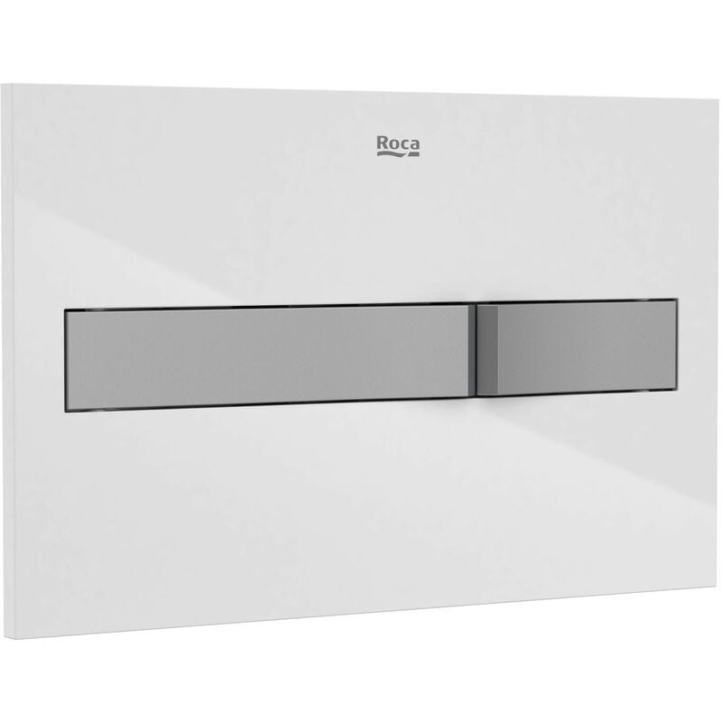 Placa de Accionamiento Dual Gris - ROCA