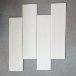 Cerámica Subway Iceland Blanco 7.7x30.5 cm Acuarella