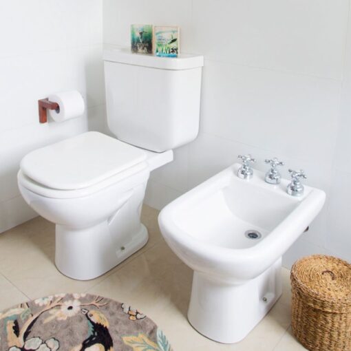 Combo Bari Ferrum Inodoro + Deposito + Bidet + Asiento - Imagen 2