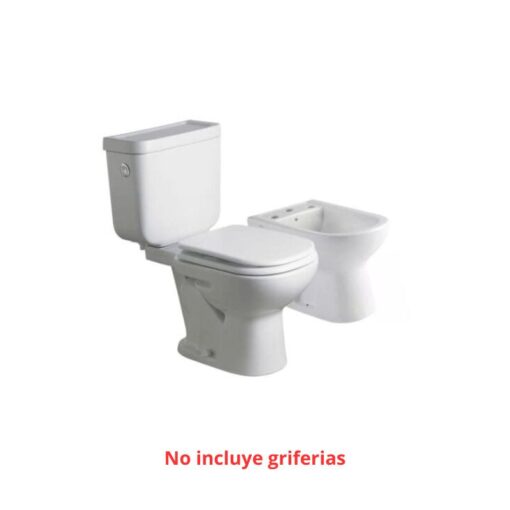 Combo Bari Ferrum Inodoro + Deposito + Bidet + Asiento